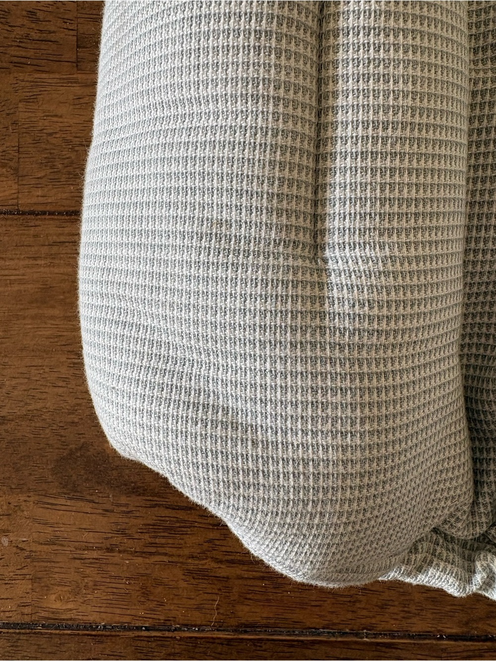 Waffle Knit Cotton Stoke High Chair Cover in Light Gray